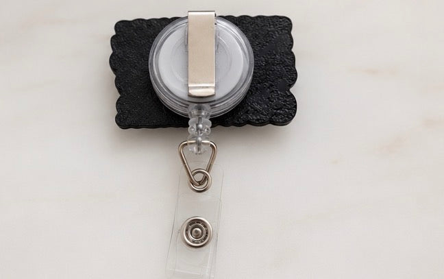 Emotional Support Coworker Badge Reel | Funny Retractable ID Holder