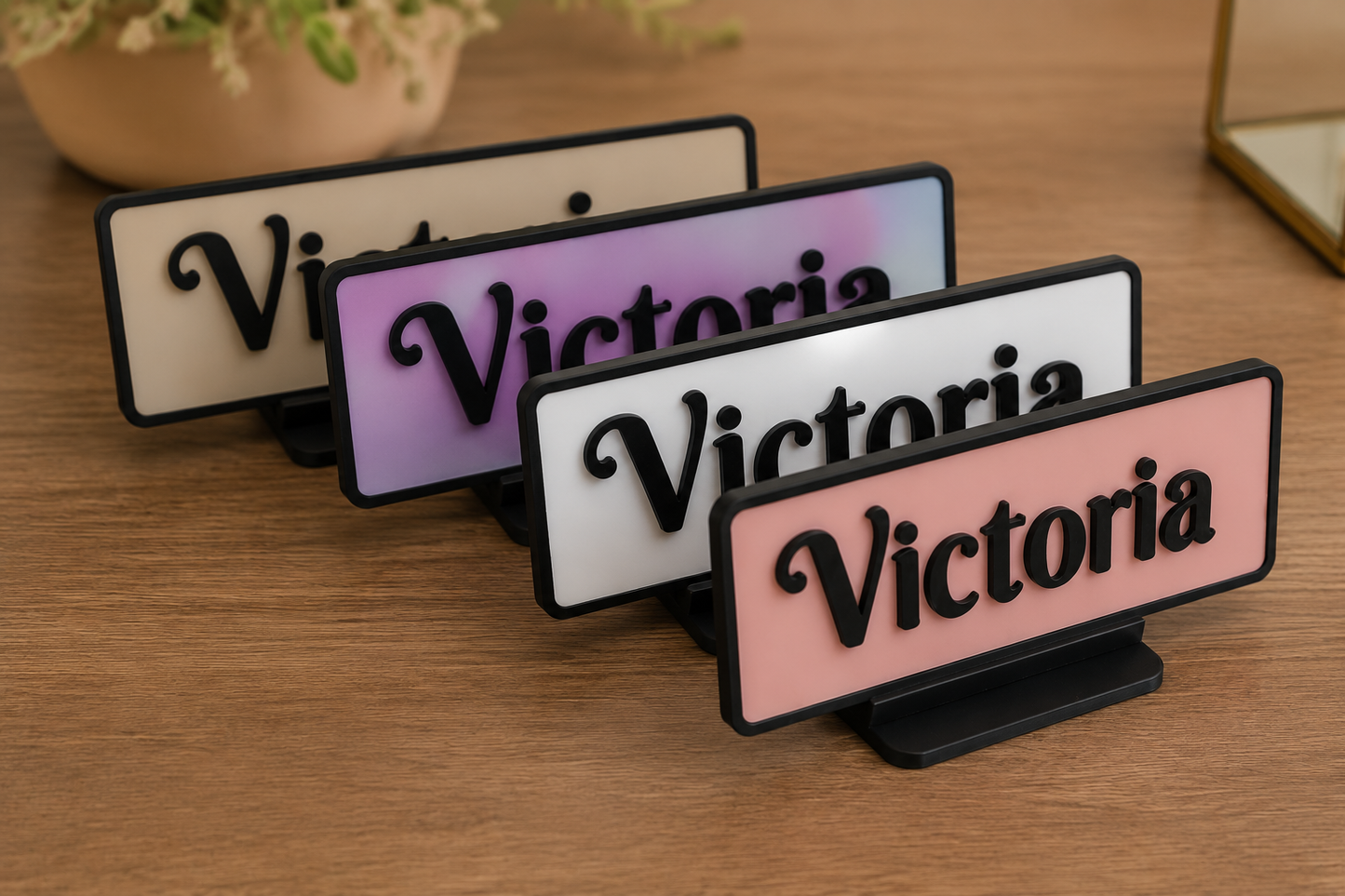 Custom Personalized Table/Desk Name Plate
