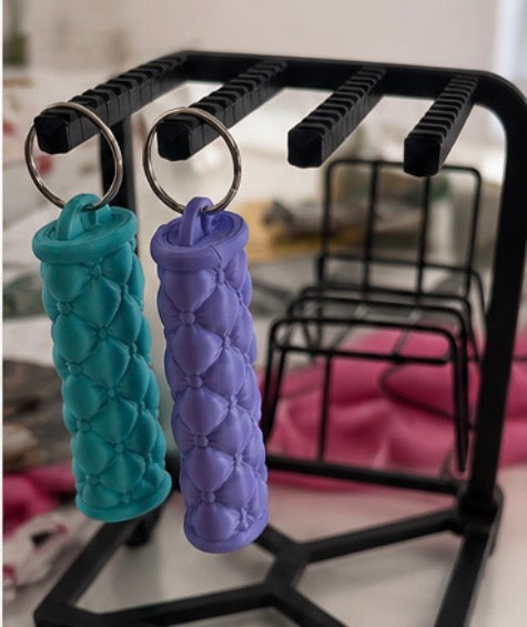 Puffy Lighter Sleeve Keychain | 3D Printed Quilted Bic Lighter Cover