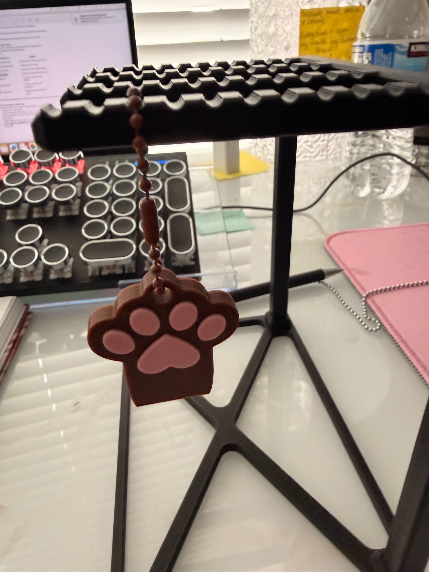 Paw Print Can Opener Keychain | Cute Dog Lover Gift | Easy Soda Tab Opener