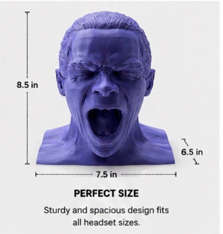 The Scream Head Headset Stand